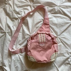 Vintage pink adidas bag